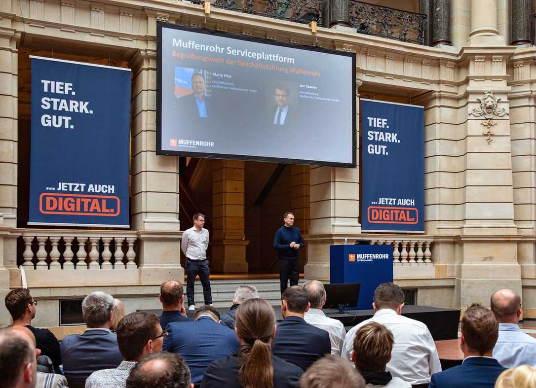 Muffenrohr Tiefbauhandel mit neuer digitaler Serviceplattform Muffenrohr Tiefbauhandel mit neuer digitaler Serviceplattform