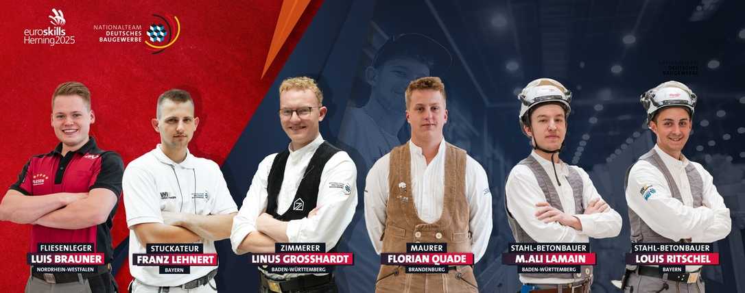 EuroSkills 2025: Deutsche Bauprofis im Abschlusstraining