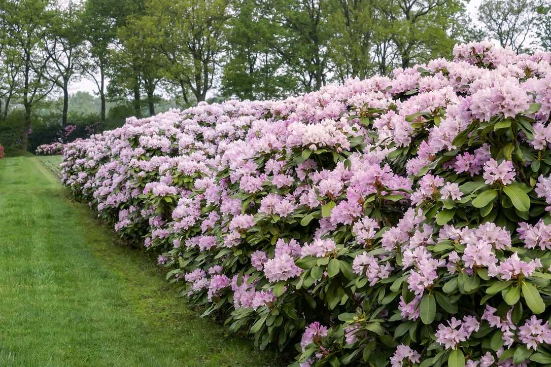 Kalktoleranter Rhododendron: Robuste & pflegeleichte Hecke für variable Standorte