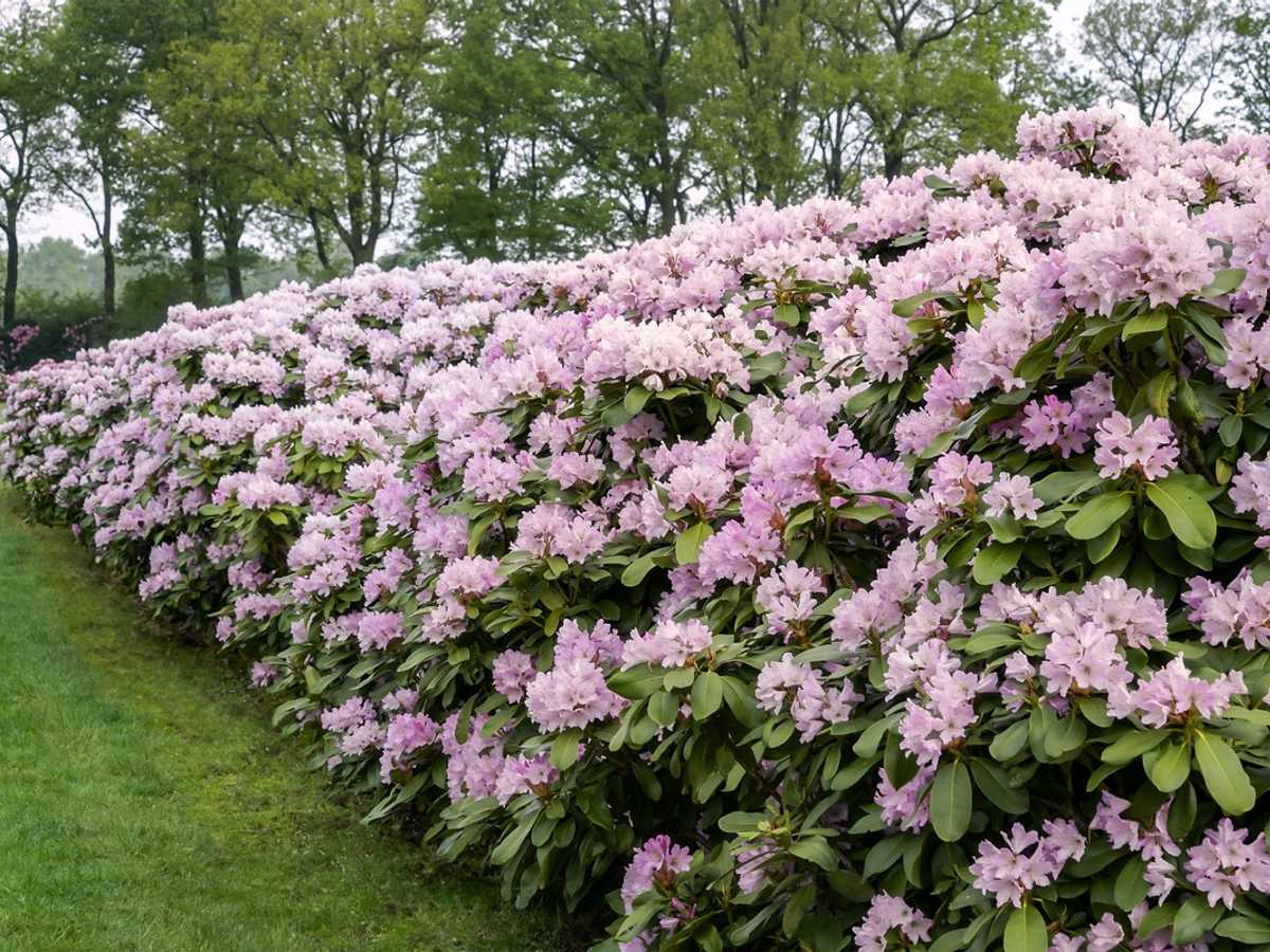 Kalktoleranter Rhododendron: Robuste & pflegeleichte Hecke fr variable  Standorte
