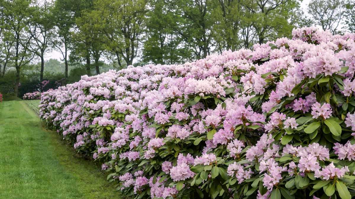 Kalktoleranter Rhododendron: Robuste & pflegeleichte Hecke fr variable  Standorte