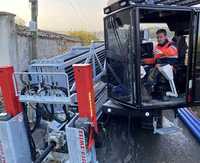 Kraftpaket verlegt Rohrbündel in Aachen