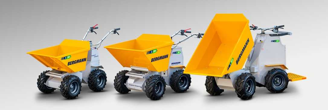 Neue Elektro-Dumper im Miniformat bei Bergmann Neue Elektro-Dumper im Miniformat bei Bergmann