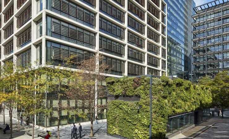 Flexibles, modulares Fassadenbegrünungssystem Flexibles, modulares Fassadenbegrünungssystem