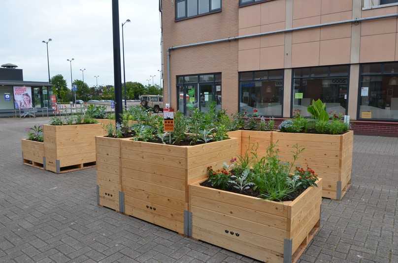 Gemeinsame Pflege der Blumen in den Pflanzkübeln und Zeit für gute Gespräche im Freien. | Foto: Verver Gemeinsame Pflege der Blumen in den Pflanzkübeln und Zeit für gute Gespräche im Freien. | Foto: Verver