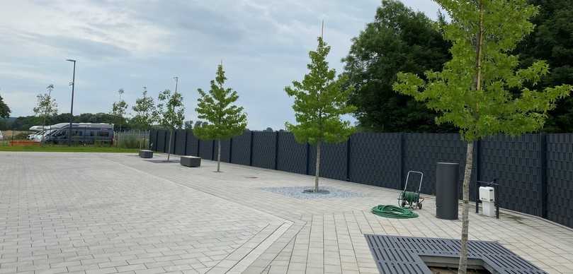 Abb. 3: Baumrigolen nach dem Einbau | Foto: bs Abb. 3: Baumrigolen nach dem Einbau | Foto: bs