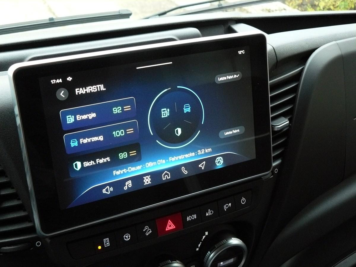 Gut unterwegs: Wer will, kann eine fortlaufende Bewertung seines Fahrstils abrufen. | Foto: RU Gut unterwegs: Wer will, kann eine fortlaufende Bewertung seines Fahrstils abrufen. | Foto: RU