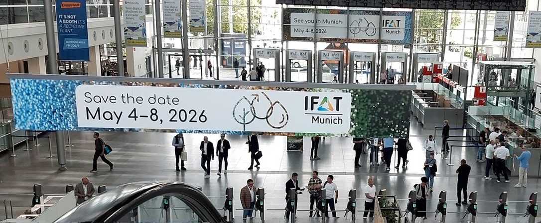 GET auf der IFAT 2026 in München: Mitglieder präsentieren Wasser- und Abwassersysteme