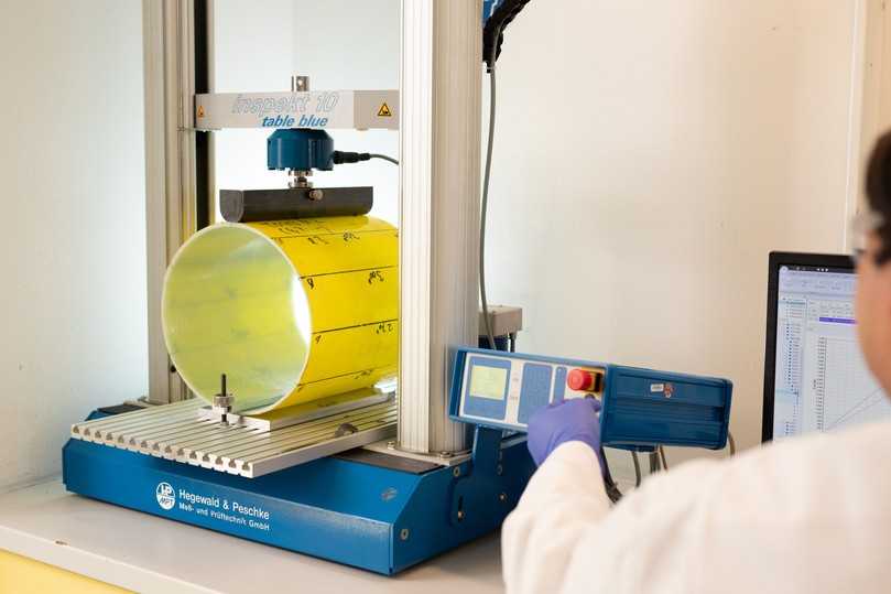 Qualitätssicherung – Druckprobe | Foto: Impreg