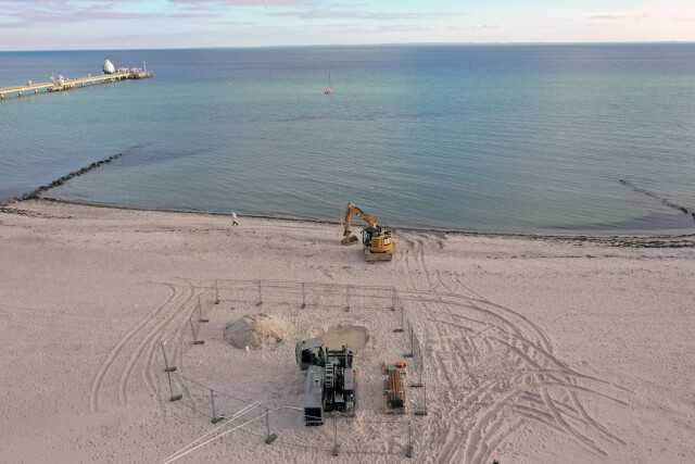 Bau einer Meerwasserentnahmestelle für "Grömitzer Welle"