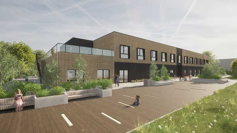 Mit dem industriell vorgefertigten Holzmodulbau lassen sich Projekte wie Schulen oder Kindertagesstätten besonders schnell realisieren. | Foto: MOD21 Mit dem industriell vorgefertigten Holzmodulbau lassen sich Projekte wie Schulen oder Kindertagesstätten besonders schnell realisieren. | Foto: MOD21