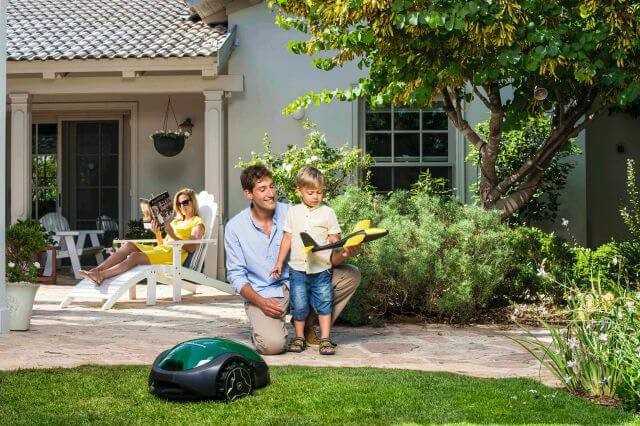 Die Rasenmähroboter der RX-Serie wurden für kleinere Flächen konzipiert. | Foto: Robomow