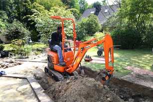 Bagger mieten – aber richtig!