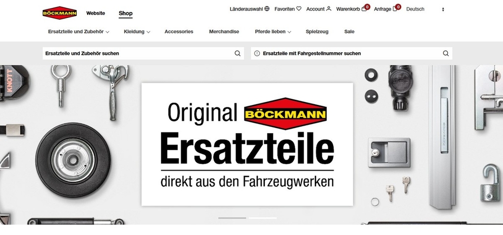 Anhänger-Ersatzteile: Böckmann führt digitales B2B-Portal ein