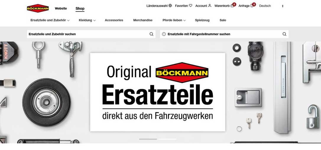 Anhänger-Ersatzteile: Böckmann startet digitales B2B-Portal für Gewerbe Anhänger-Ersatzteile: Böckmann startet digitales B2B-Portal für Gewerbe