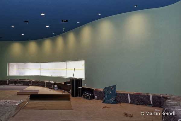 Der Neubau des Volkstheaters München: Konkave und konvexe Formen sind allgegenwärtig. | Foto: Martin Reindl