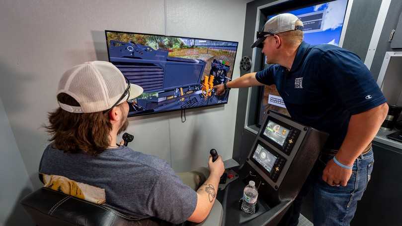 Die HDD-Schulungen imitieren die praktische Arbeit im Tiefbau. | Foto: Ditch Witch Die HDD-Schulungen imitieren die praktische Arbeit im Tiefbau. | Foto: Ditch Witch