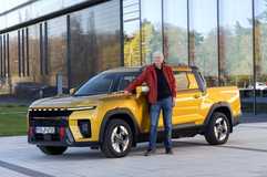 "Nashorn" mit Pritsche: Was der neue KGM Musso EV kann