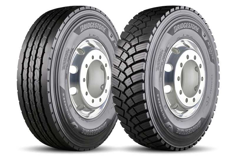 Aus dem Bereich Lkw zeigt Bridgestone den M-Drive 002. Er soll eine hohe Traktion, verlängerte Laufleistung und mehr Haltbarkeit bieten. | Foto: Bridgestone Aus dem Bereich Lkw zeigt Bridgestone den M-Drive 002. Er soll eine hohe Traktion, verlängerte Laufleistung und mehr Haltbarkeit bieten. | Foto: Bridgestone