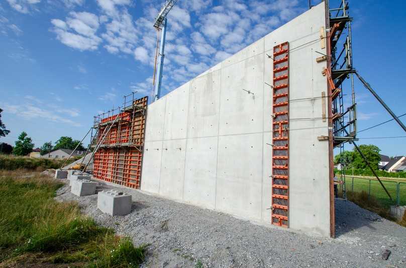 Mit einem ausgeklügelten Schalungsplan wurde ein gleichmäßiges Betonbild erzielt. | Foto: Paschal