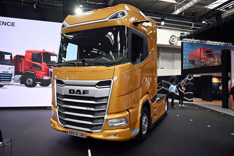 DAF wirbt mit der griffigen Formel „DTE“ (DAF Transport Efficiency) für seine Diesel- und Elektromodelle und hat nun auch die Modelle XG und XG+ elektrifiziert. | Foto: FH