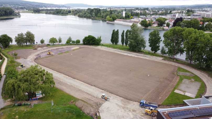 Mai 2025 - das Planum wird hergestellt. | Foto: Mit freundlicher Genehmigung von Eberhard Landschaftsarchitekten