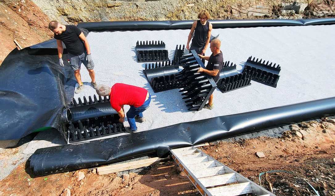 Regenwassermanagement für klimaresiliente Städte – Birco Rainblock Speichersystem