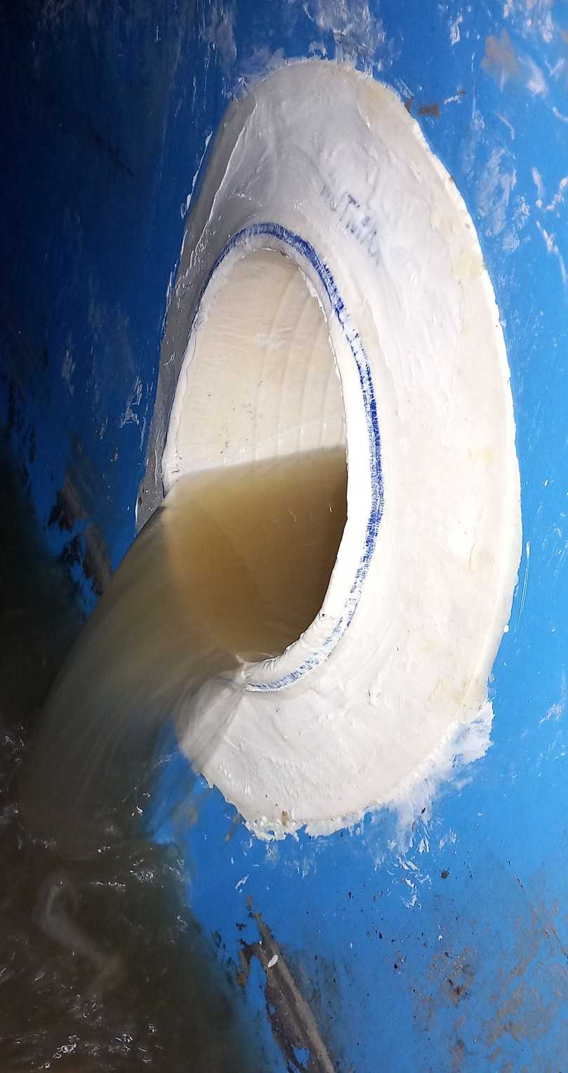 Eingebautes Hutprofil DN 300 | Foto: Kanaltechnik Schuster