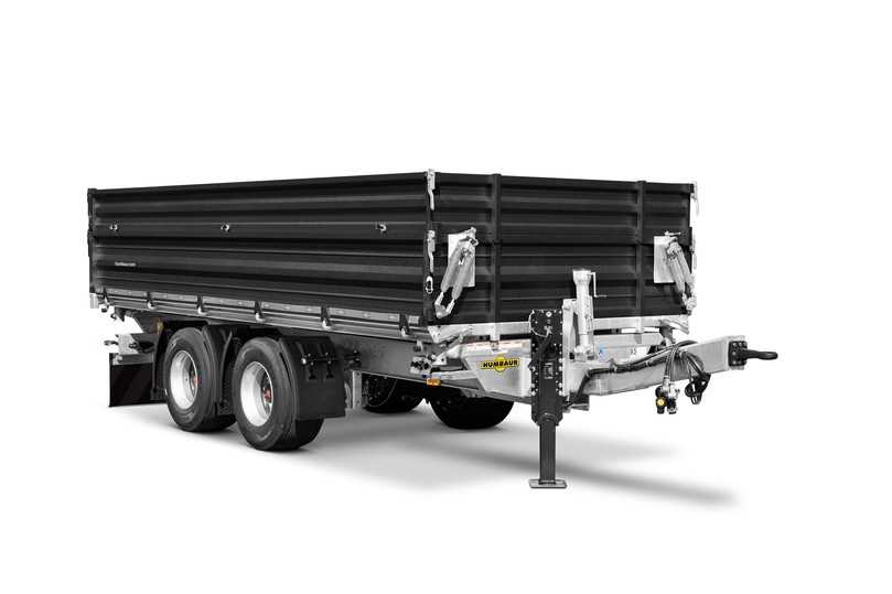 Der Dreiseitenkipper HTK 10t ist auf eine Nutzlast von 8.500 bis 8.900 Kilogramm ausgelegt | Foto: Humbaur