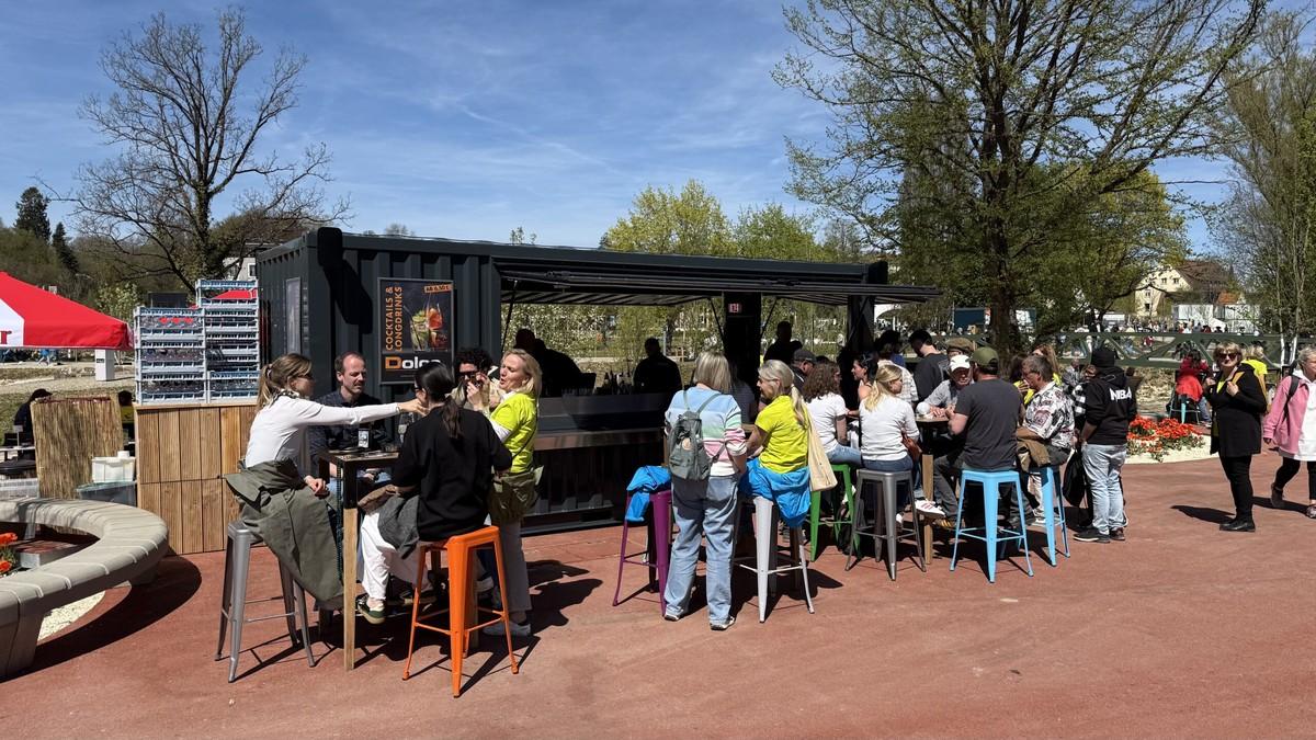 Es gibt nicht nur Natur und Kultur satt, sondern ebenso ein gastronomisches Angebot. | Foto: Landesgartenschau Ellwangen 2026 GmbH