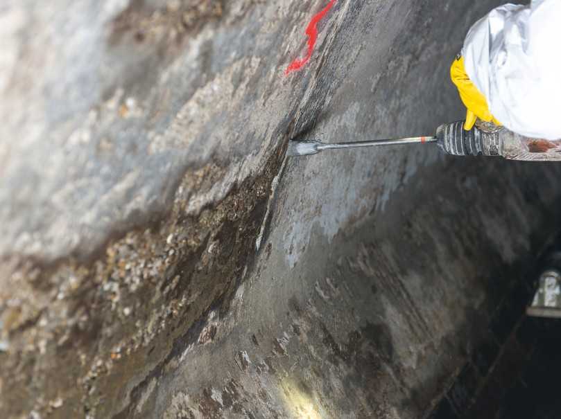 Stemmarbeiten mit Bohrhammer | Foto: Andreas Mauritz, Jockgrim Stemmarbeiten mit Bohrhammer | Foto: Andreas Mauritz, Jockgrim