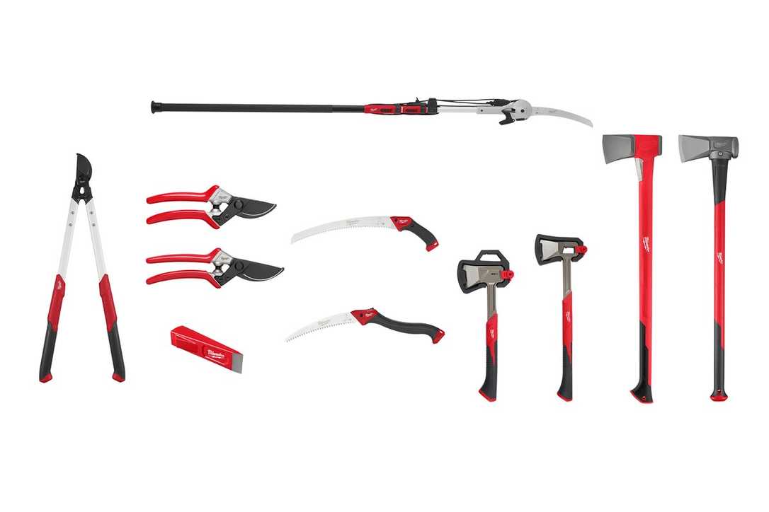 Milwaukee Outdoor-Handwerkzeuge: Äxte, Astscheren und Sägen für Gartenarbeiten
