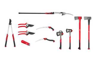 Neue Outdoor-Handwerkzeuge von Milwaukee: Äxte, Astscheren und Sägen für Garten