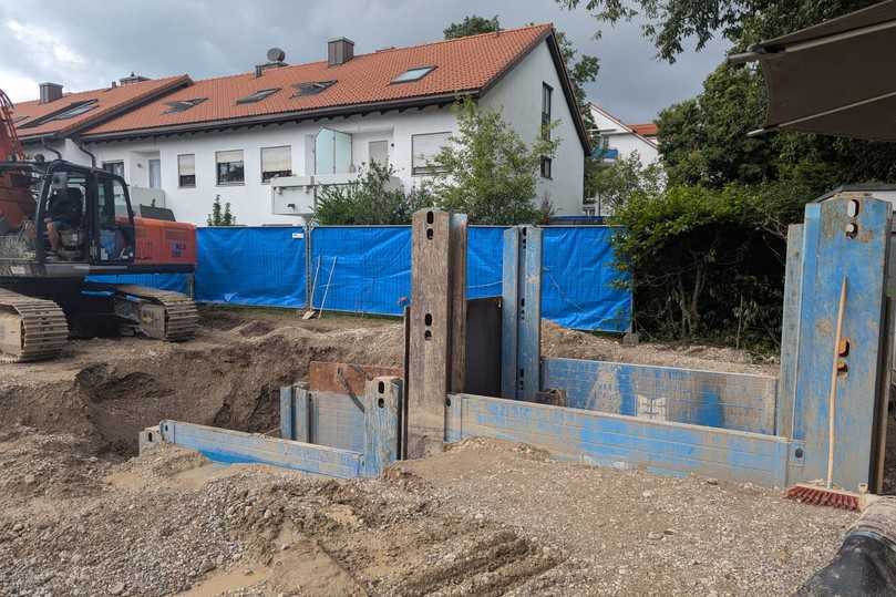 Der Einsatz des E&S-Linearverbaus reduzierte die Auswirkungen auf Baugrund, Umwelt, Gebäude und Anwohner, insbesondere in puncto Lärm und Erschütterungen. | Foto: Bau GmbH Herrischried
