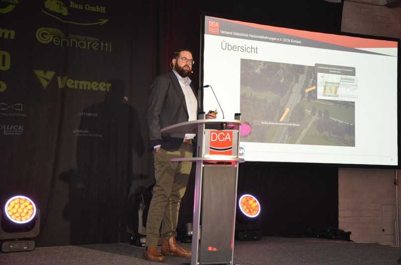 Innerstädtische Großbohrtechnik für PE-Leitungen unter besonderen statischen Beanspruchungen war Gegenstand des Vortrags von Tobias Männel. | Foto: B_I/Valdix Innerstädtische Großbohrtechnik für PE-Leitungen unter besonderen statischen Beanspruchungen war Gegenstand des Vortrags von Tobias Männel. | Foto: B_I/Valdix