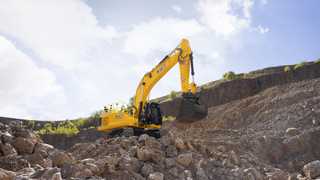 +++ JCB 420X: 40-Tonnen-Bagger mit Technik der 50-Tonnen-Klasse +++