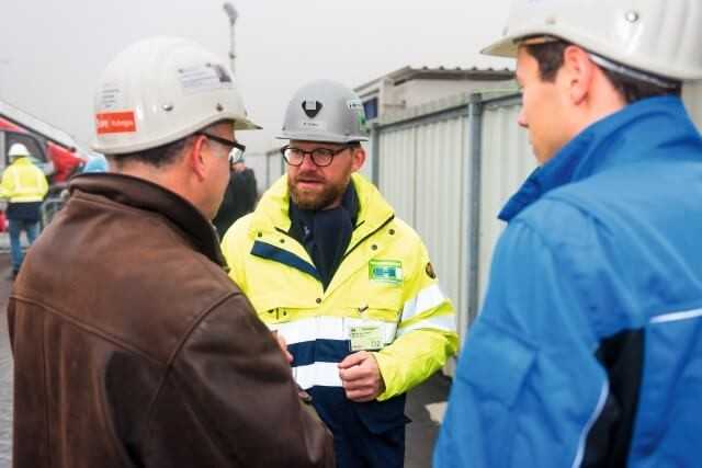 Dr. Marc Peters, Leiter des Geschäftsfeldes Energie bei Herrenknecht, freute sich über das große Interesse an dem neuen Verfahren.