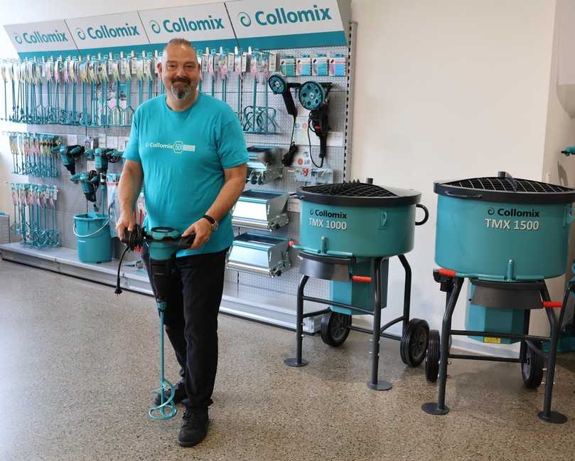 Firmenchef Alexander Essing im Showroom am Collomix-Sitz in Gaimersheim | Foto: bb Firmenchef Alexander Essing im Showroom am Collomix-Sitz in Gaimersheim | Foto: bb