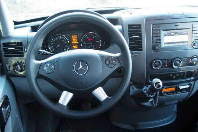 Einfache intuitive Bedienung: Ergonomisch geht der Sprinter perfekt zu Hand und Fuß.