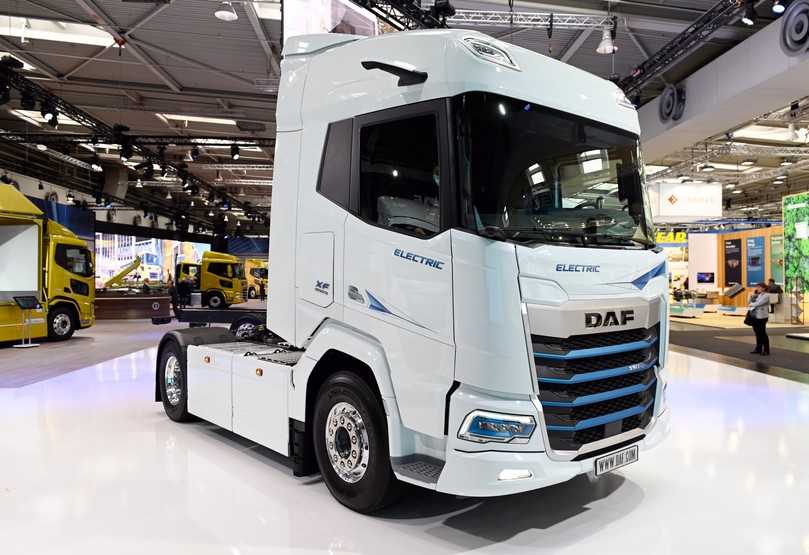 Schon ab Mitte nächsten Jahres soll der DAF XF Electric zusammen mit seinem kleinen Brüder DAF XD Electric auf den Markt kommen. | Foto: Quatex Schon ab Mitte nächsten Jahres soll der DAF XF Electric zusammen mit seinem kleinen Brüder DAF XD Electric auf den Markt kommen. | Foto: Quatex