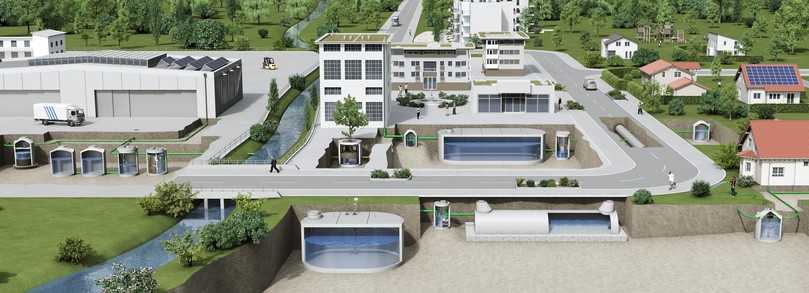 Mall bietet Lösungen für den Umgang mit Regenwasser für die Anforderungen im industriellen, kommunalen und privaten Bereich. | Foto: Mall GmbH