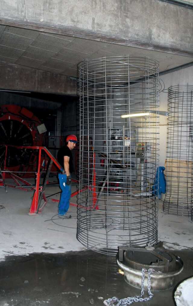 Produktion der Bewehrungskörbe