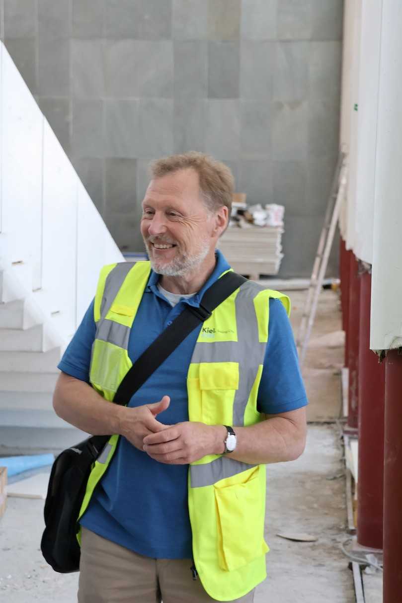 Spezialist für Theaterbauten und Projektleiter bei der Neugestaltung des Konzertsaales Kieler Schloss: Hendrik Euling-Stahl. | Foto: B.Hinrichs