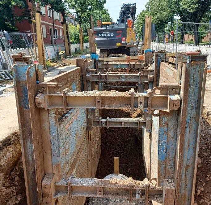 Kanalerneuerung in Freiburg mit E+S Linearverbau
