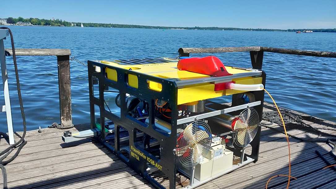 Unterwasser-Inspektionssystem: Teilautonome Inspektion von Düker & Leitung