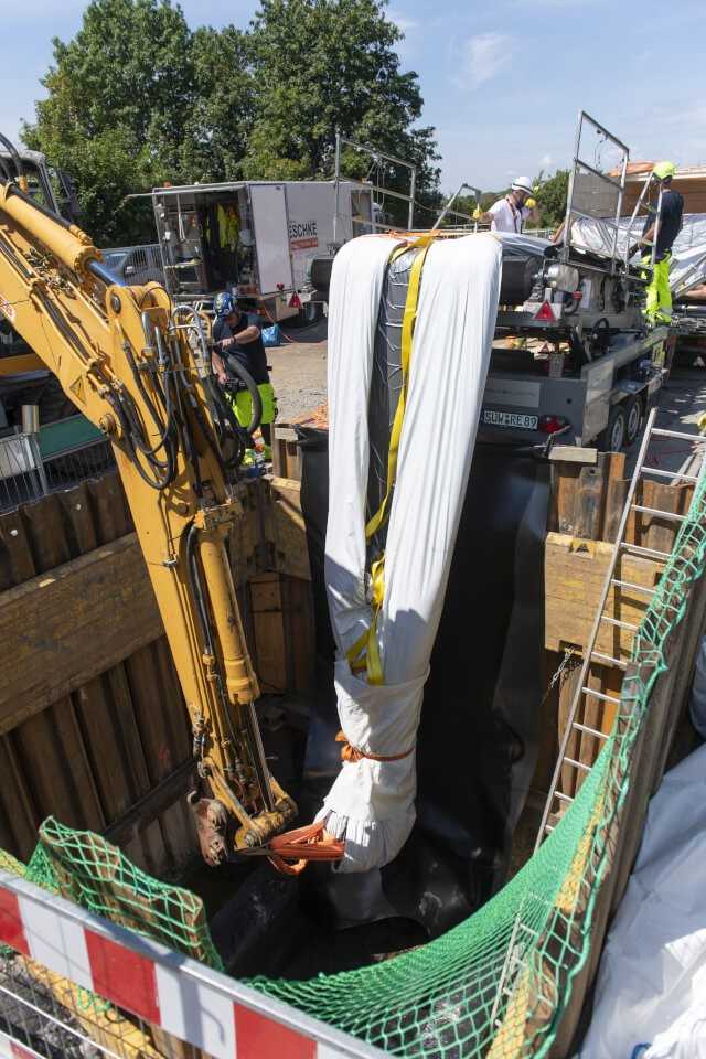 Einbau des Alphaliners | Foto: Relineeurope Einbau des Alphaliners | Foto: Relineeurope