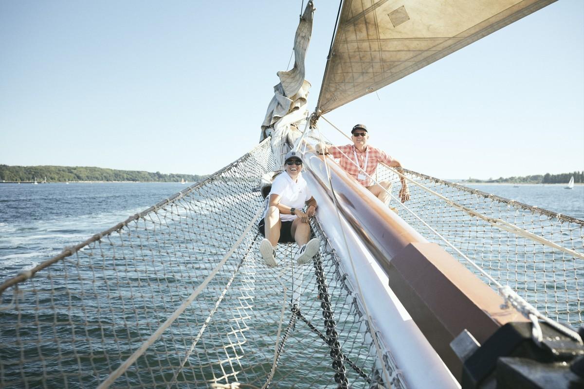 Im Klüvernetz wird auch gemütliches Segeln zum Erlebnis. | Foto: B_I MEDIEN