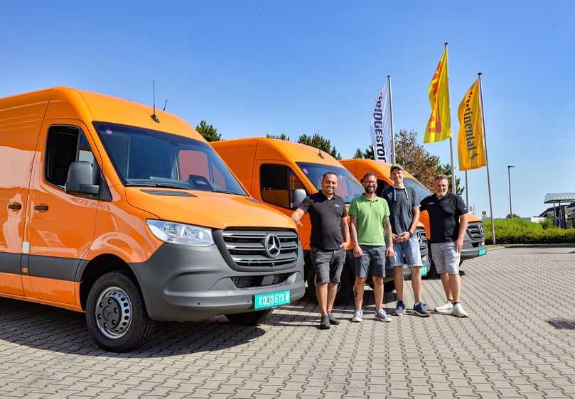 Übergabe der neuen Kanalinspektionsfahrzeuge an die Firma Rohrmax durch die Ehle-HD GmbH | Foto: Ehle-HD
