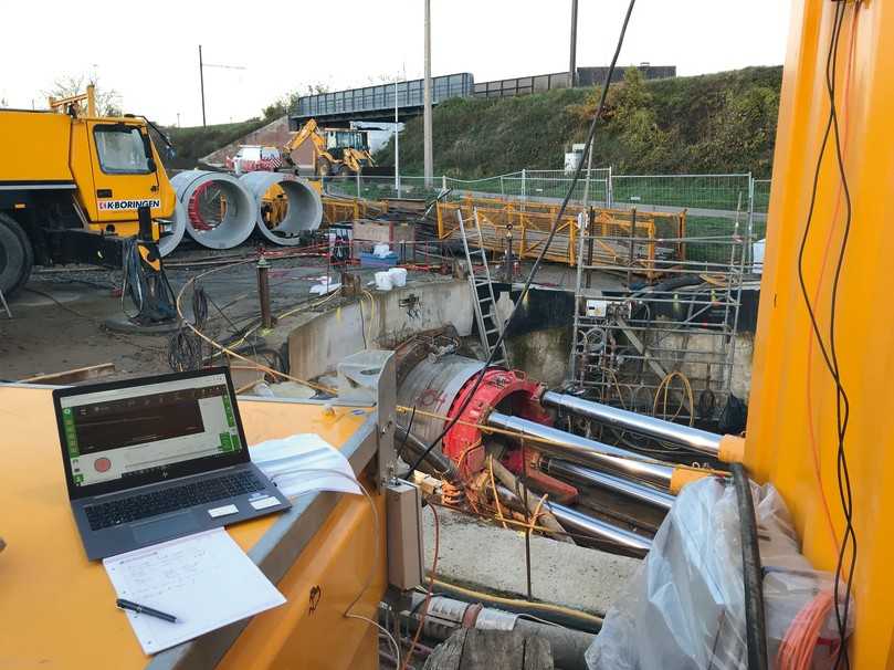 Baustellentest der neuen MSS-Software in Sint-Truiden, Belgien | Foto: Jackcontrol Baustellentest der neuen MSS-Software in Sint-Truiden, Belgien | Foto: Jackcontrol