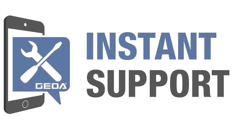Instant Support: schnelle und einfache Hilfe immer und überall | Foto: GEDA GmbH Instant Support: schnelle und einfache Hilfe immer und überall | Foto: GEDA GmbH
